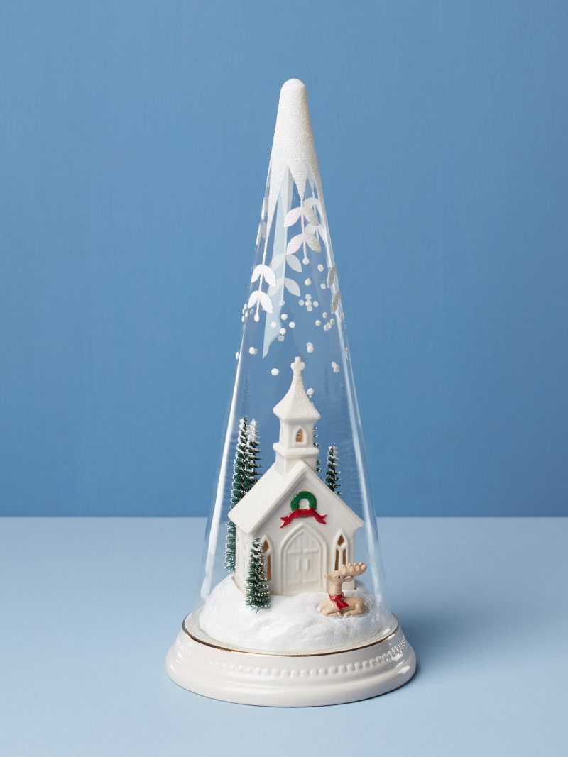 Merry & Magical Lit Church Figurine