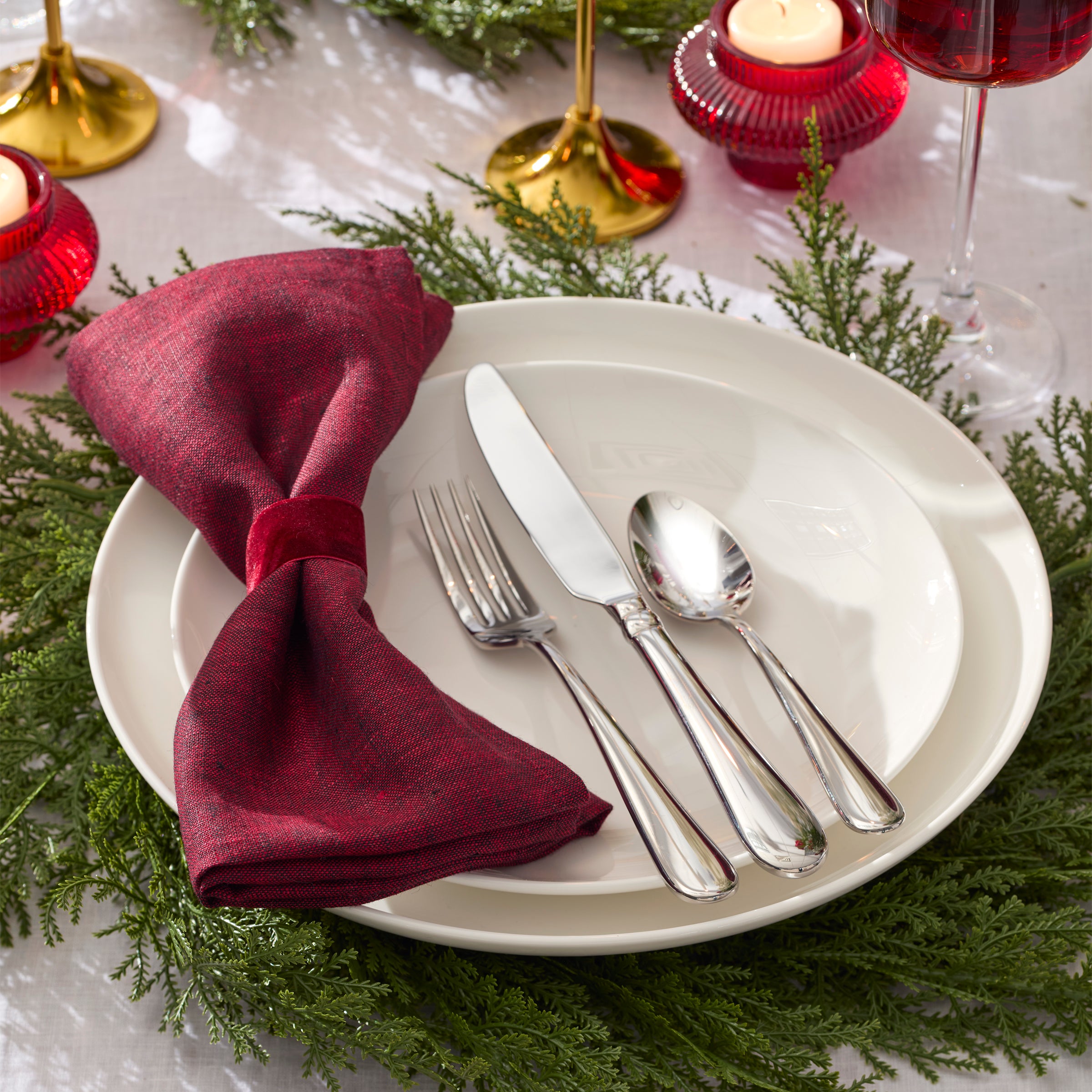 Studio 1414 Mirror 24 Piece Flatware Set